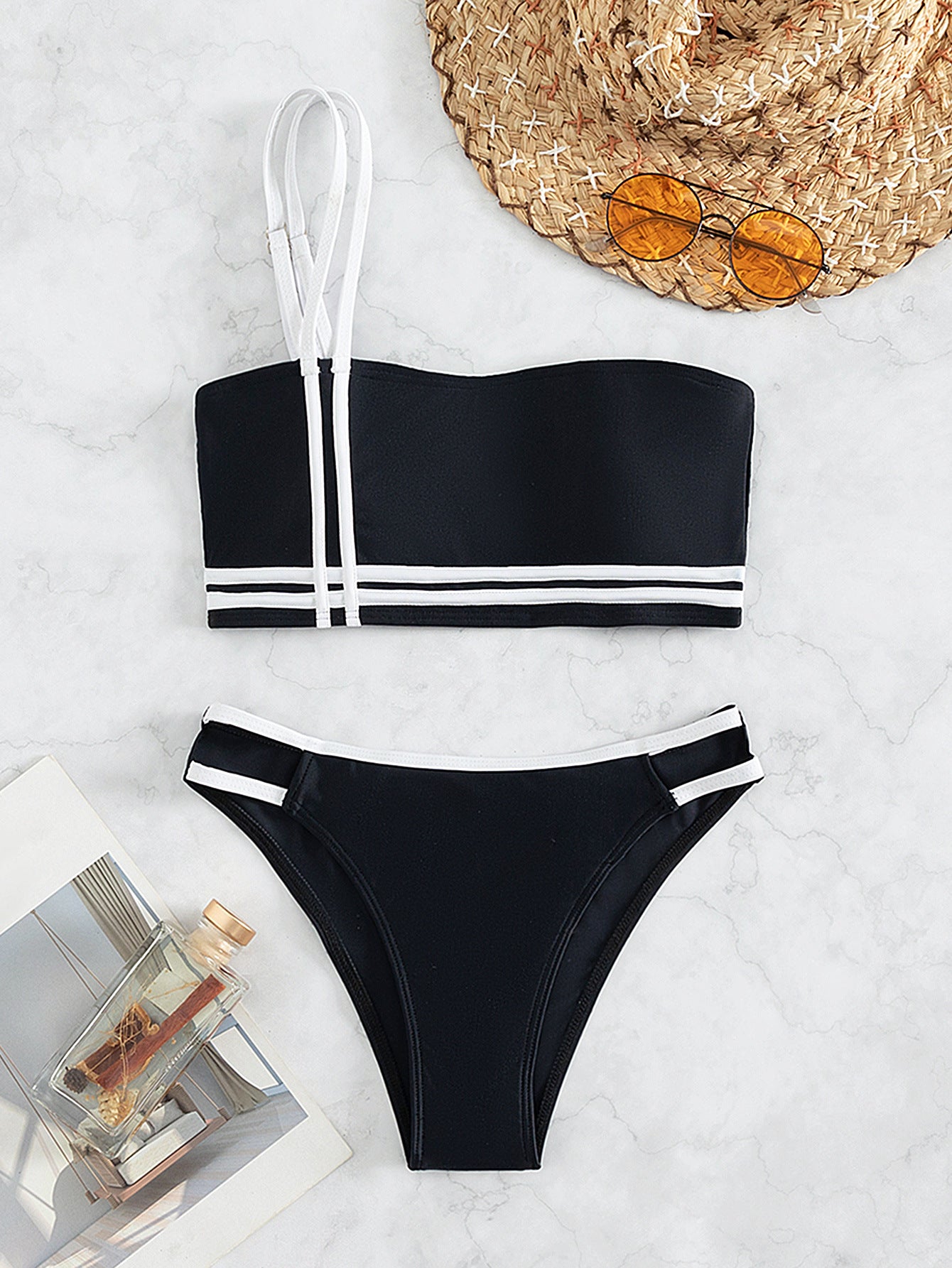 Wholesale Single Strap Two-piece Sexy Bikini Swimwear